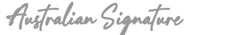 Australian Signature